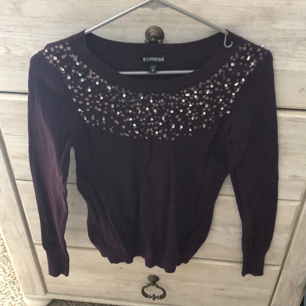 Express Beaded Sweater